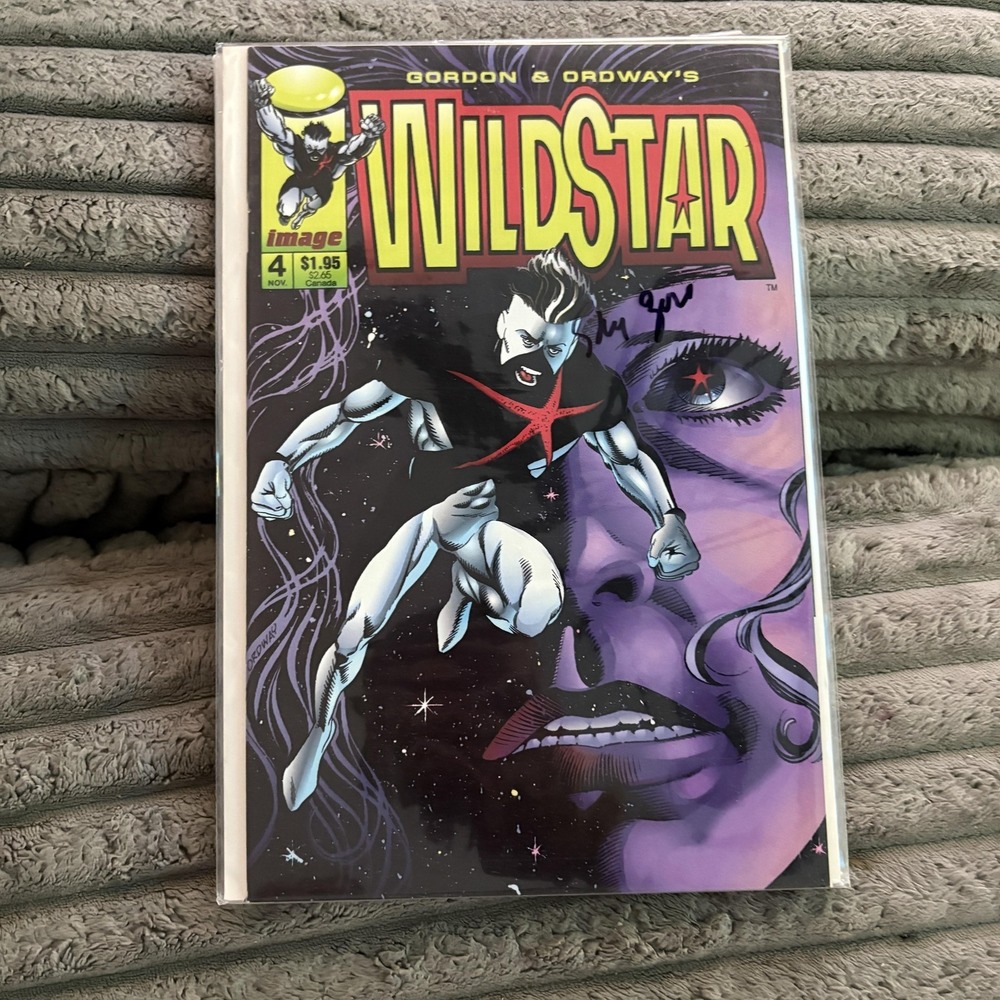 Wildstar Image Comics #4 1993 Sky Zero Signed Modern Age Superhero Canada